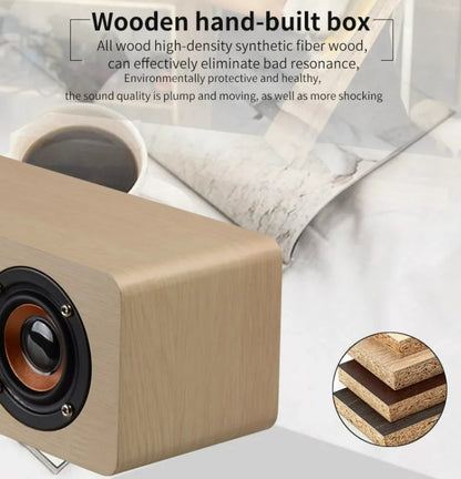 Portable Home Theater Bluetooth Speaker for TV speaker AUX USB - Yellow_4