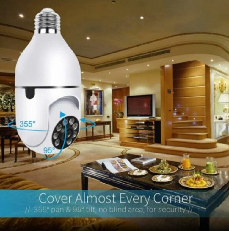 2MP E27 Bulb Security Surveillance IP Camera_4